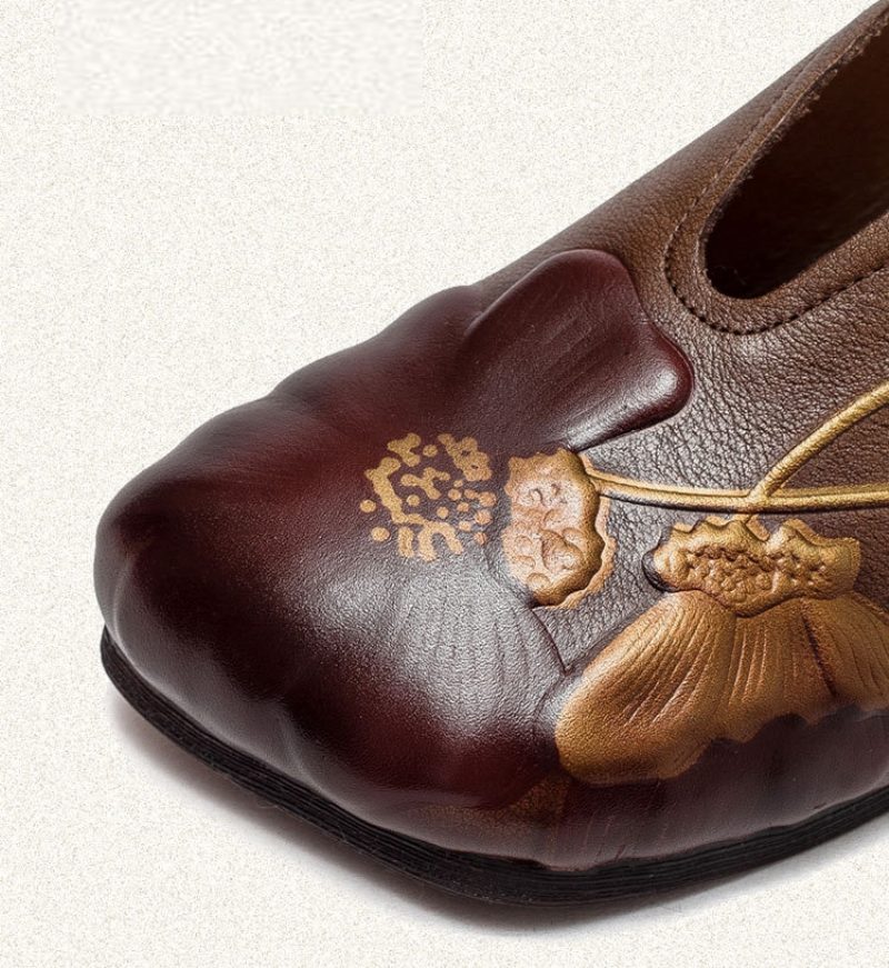 Isis Slip On Flats Til Kvinder - Brun