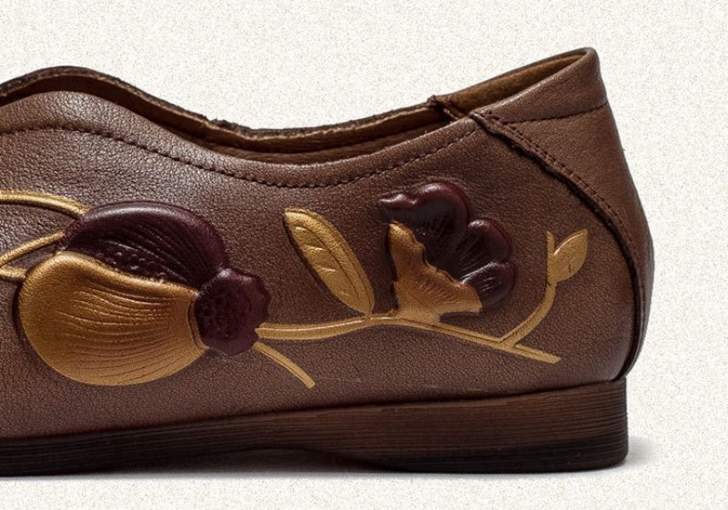 Isis Slip On Flats Til Kvinder - Brun