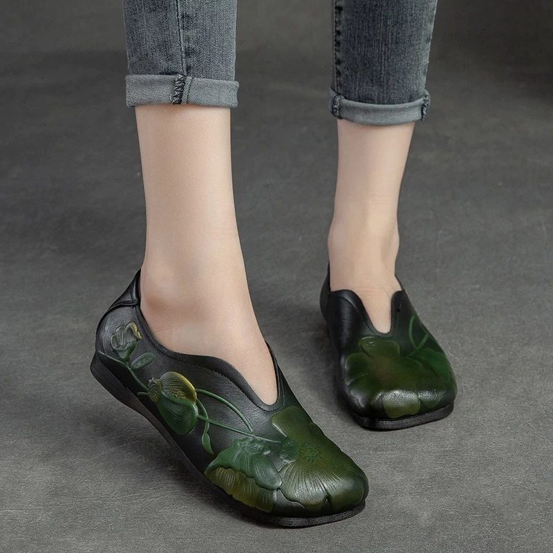 Isis Slip On Flats Til Kvinder - Brun