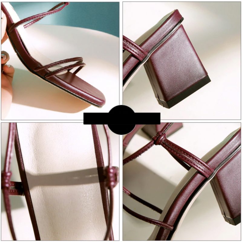 Italien Sandaler - Vinrød