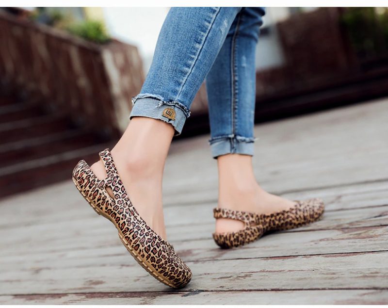 Iza Slip-on Flade Åndbare Sommersko Til Kvinder - Beige