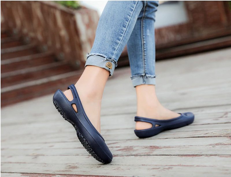 Iza Slip-on Flade Åndbare Sommersko Til Kvinder - Beige