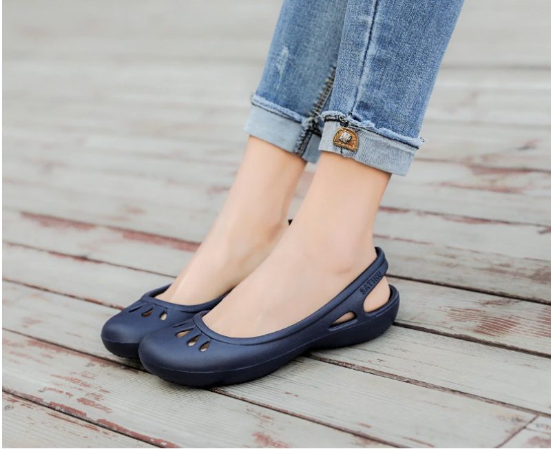 Iza Slip-on Flade Åndbare Sommersko Til Kvinder - Beige