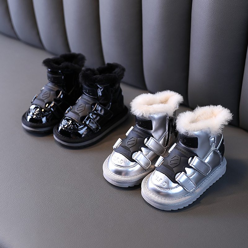 Jaimes Unisex Snestøvle Til Børn - Sølvpels