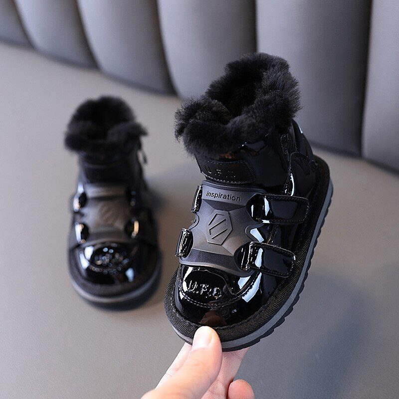 Jaimes Unisex Snestøvle Til Børn - Sølvpels
