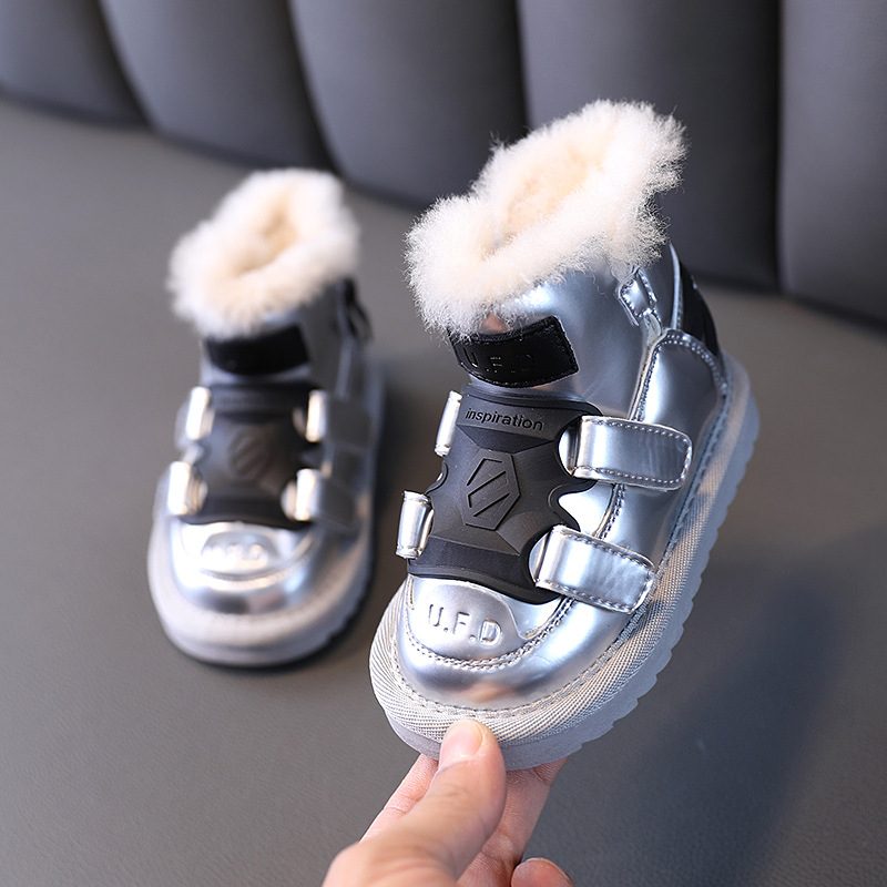 Jaimes Unisex Snestøvle Til Børn - Sølvpels