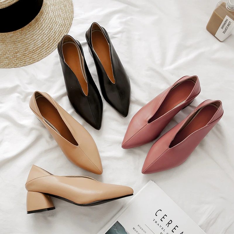 Janza Dame Spring Pumps Sko - Pink