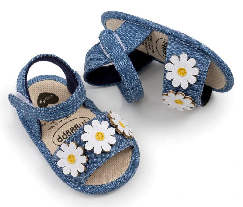 Jara Baby Piges Flade Sko - Blå
