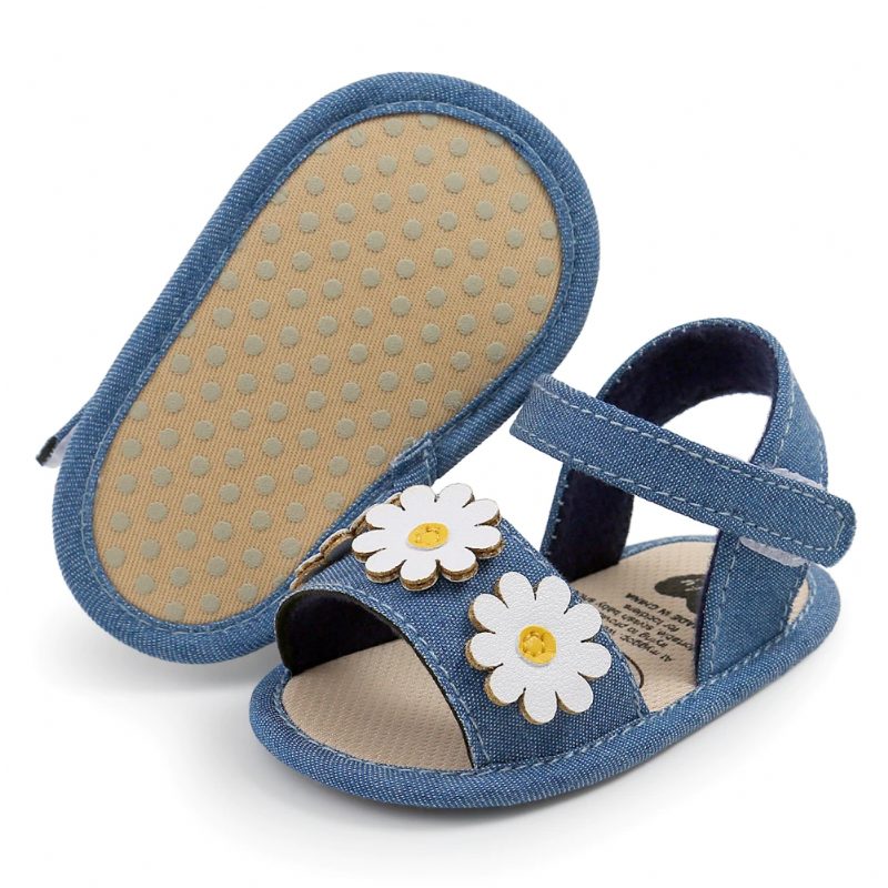 Jara Baby Piges Flade Sko - Blå