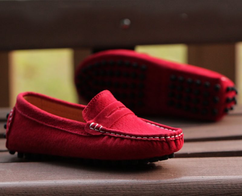 Jared Drenge Loafer Fritidssko - Rød
