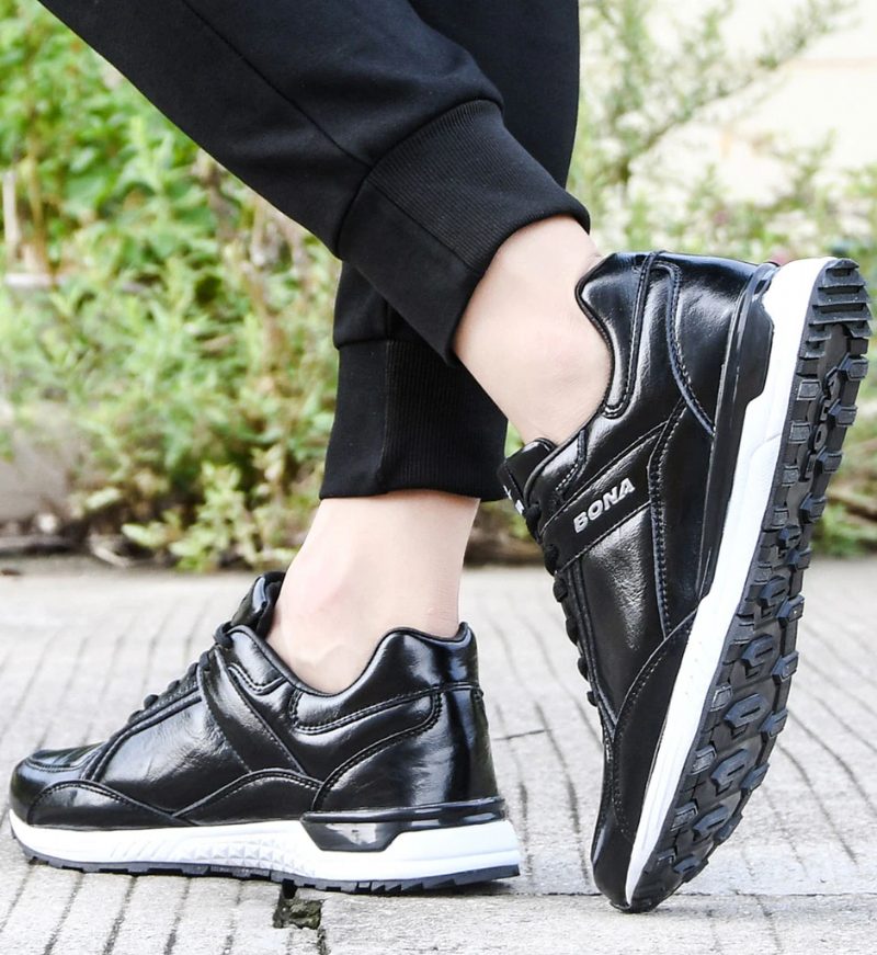 Javi Casual Sneakers Til Mænd - Sort