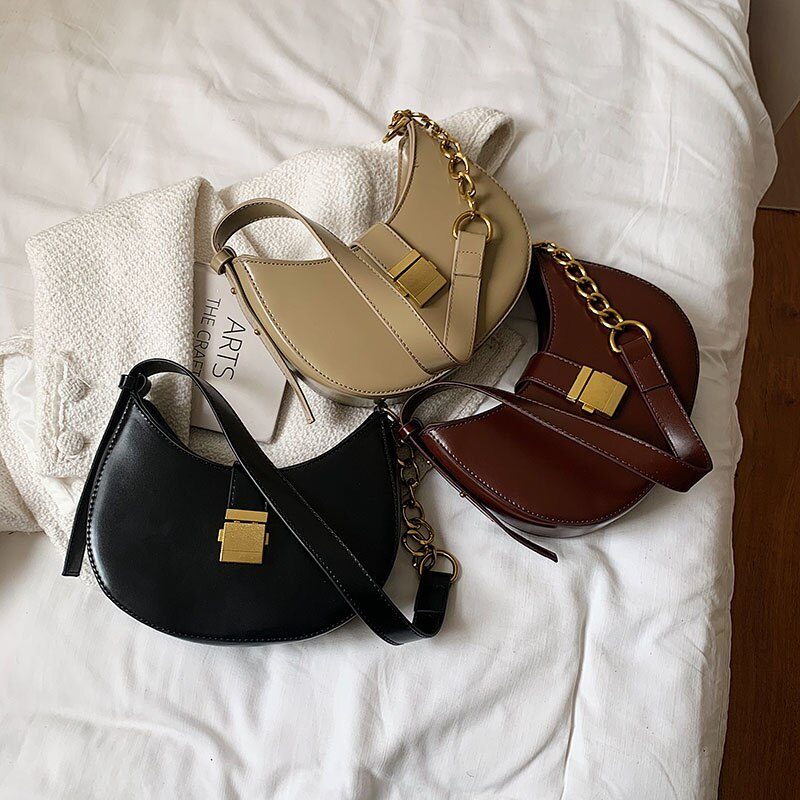 Jaxyn Crossbody-håndtaske I Læder Til Kvinder - Sort