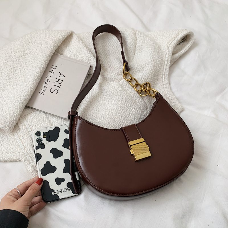 Jaxyn Crossbody-håndtaske I Læder Til Kvinder - Sort