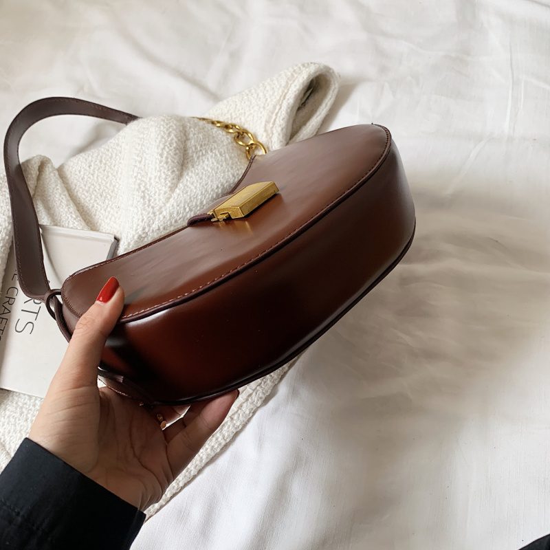 Jaxyn Crossbody-håndtaske I Læder Til Kvinder - Sort