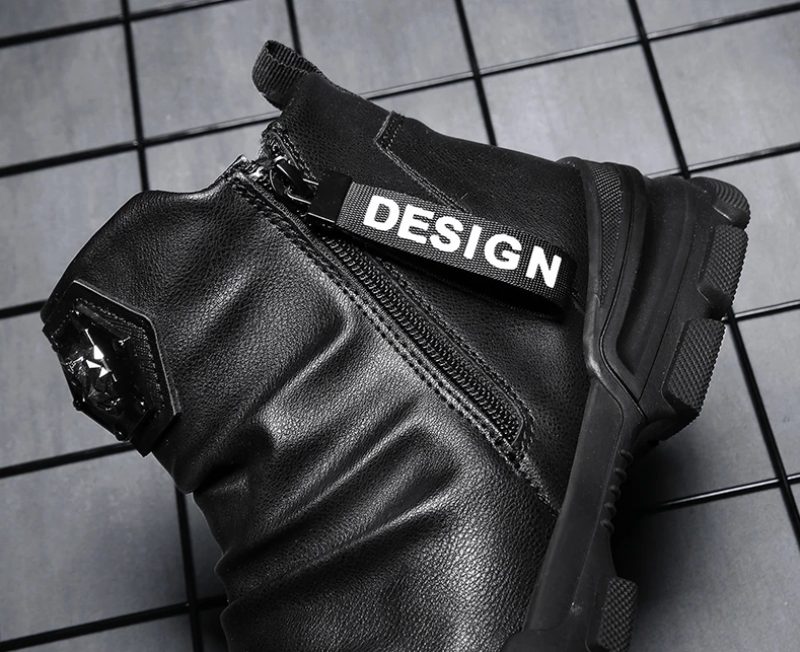Jayden Mode Sneakers Til Mænd - Sort