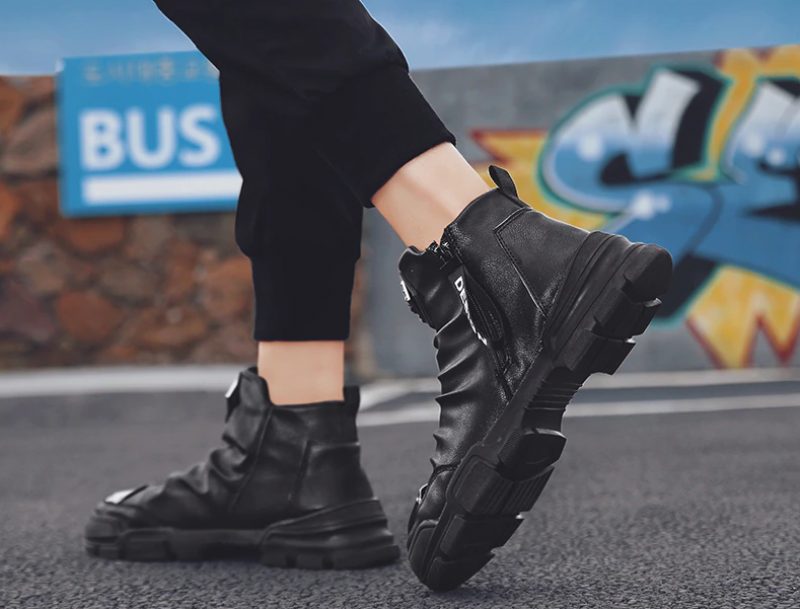 Jayden Mode Sneakers Til Mænd - Sort