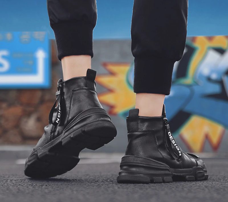 Jayden Mode Sneakers Til Mænd - Sort