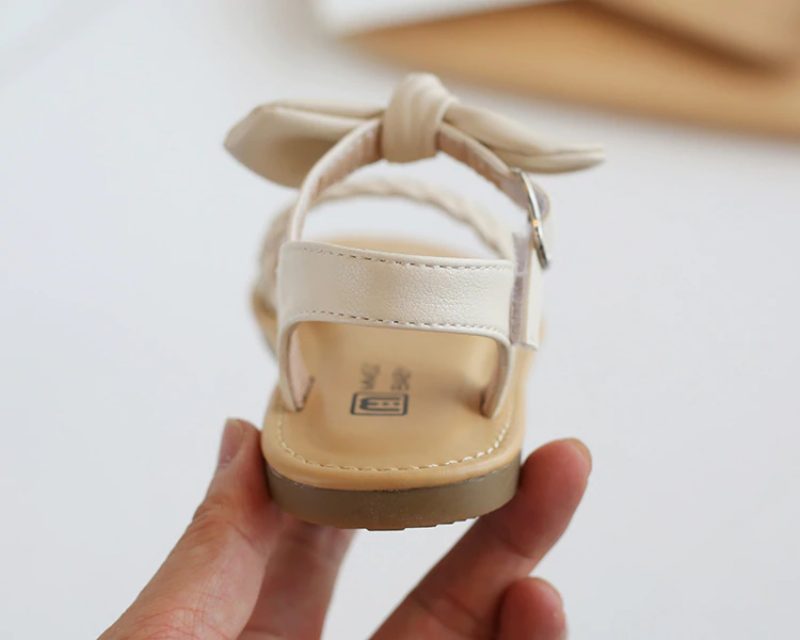 Jean-pigers Afslappede Sandal - Sort