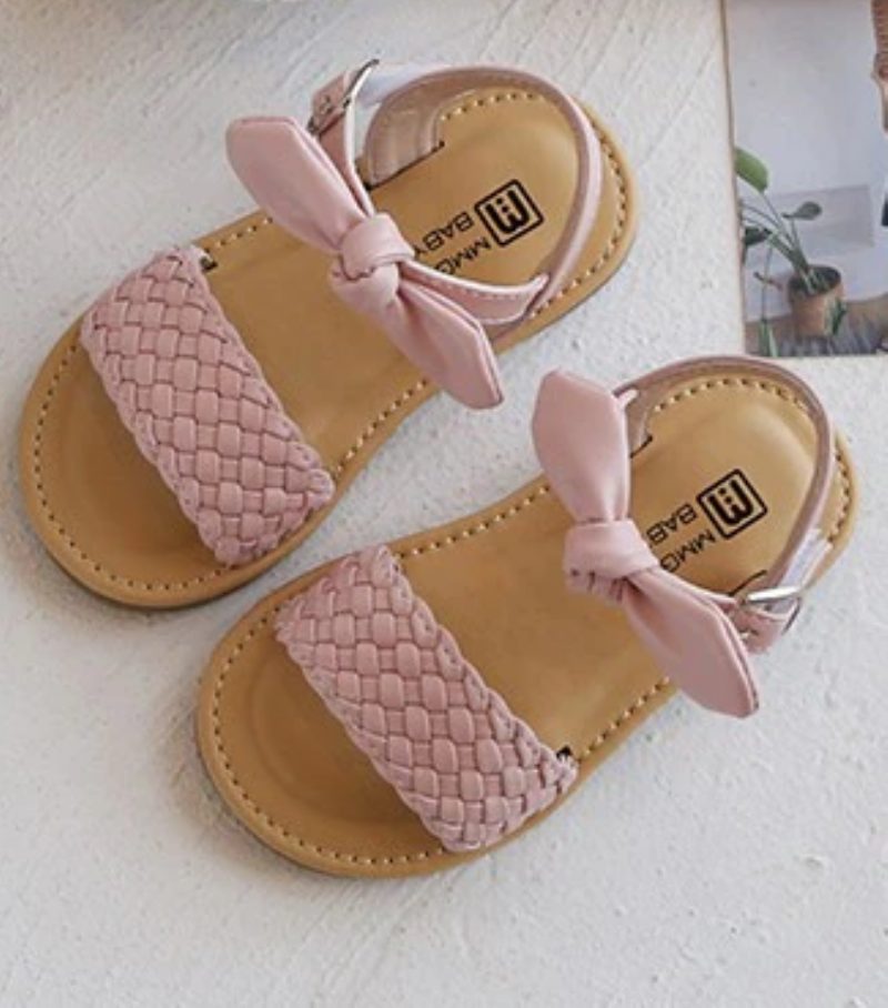 Jean-pigers Afslappede Sandal - Sort