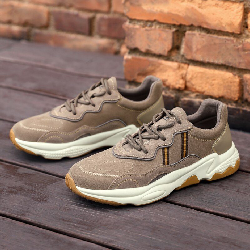 Jeff Sneakers I Ruskind Til Mænd - Beige