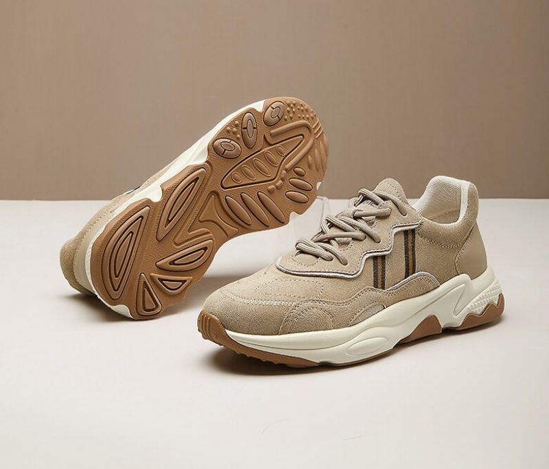 Jeff Sneakers I Ruskind Til Mænd - Beige
