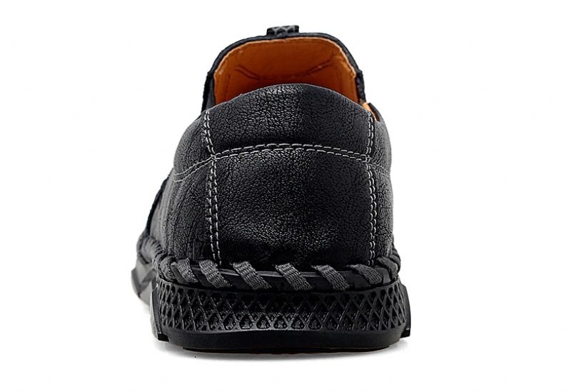 Jegger Loafers Sommersko Til Mænd - Sort
