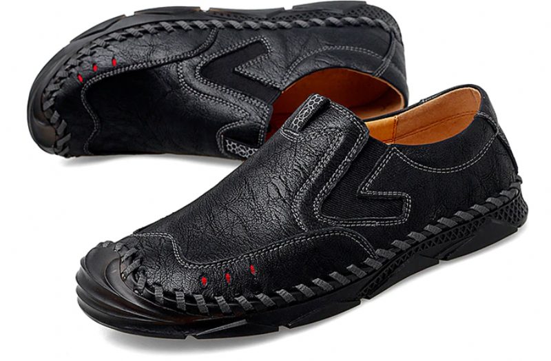 Jegger Loafers Sommersko Til Mænd - Sort