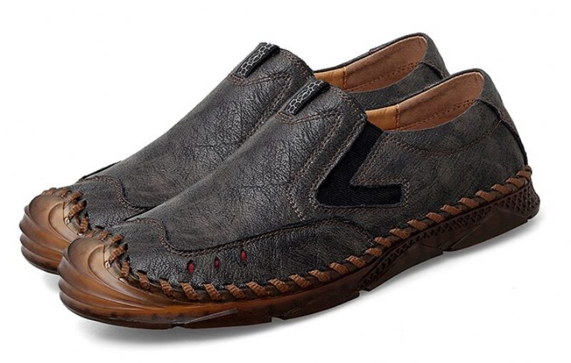 Jegger Loafers Sommersko Til Mænd - Sort