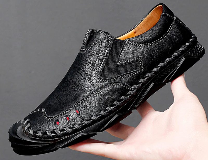 Jegger Loafers Sommersko Til Mænd - Sort