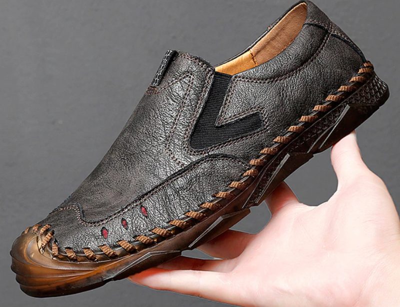 Jegger Loafers Sommersko Til Mænd - Sort