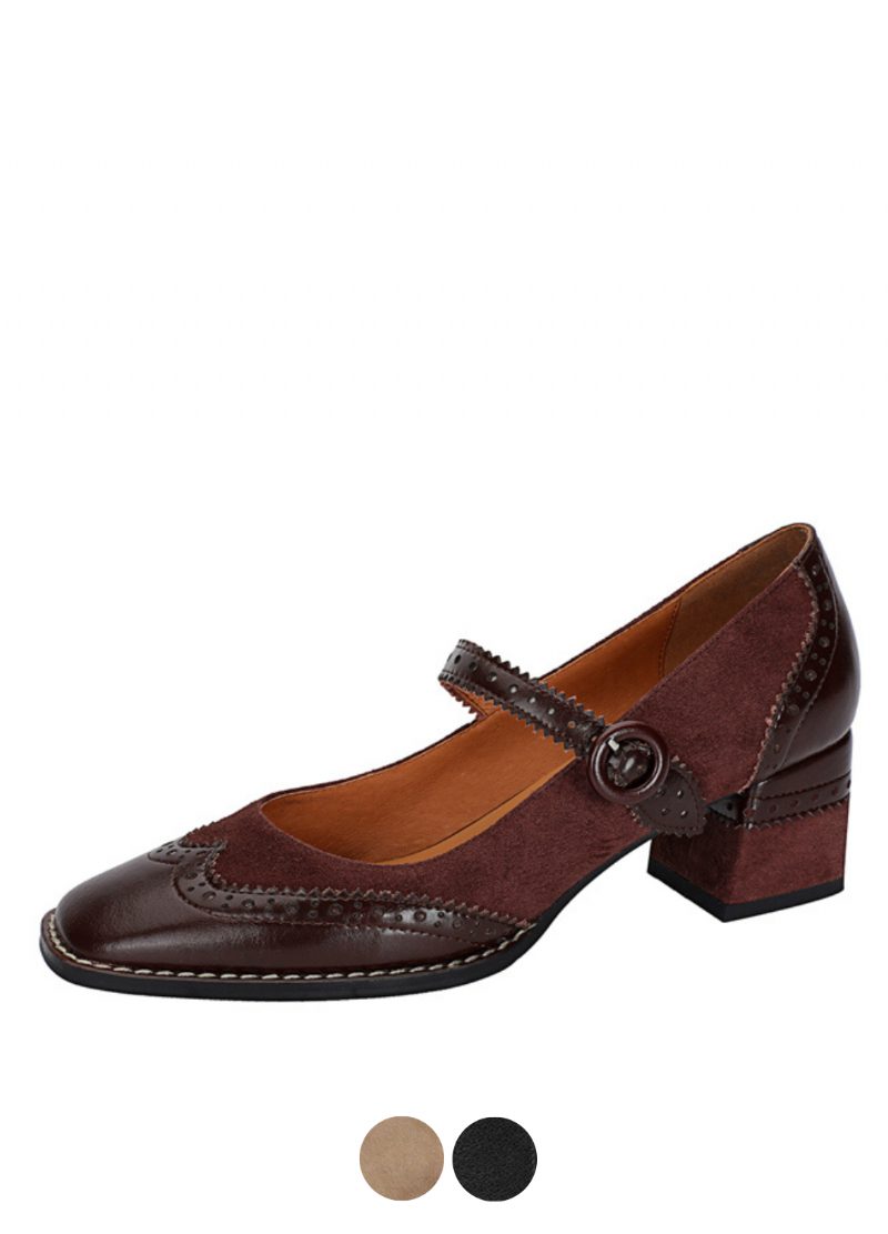 Jenny Dame Læder Pumps