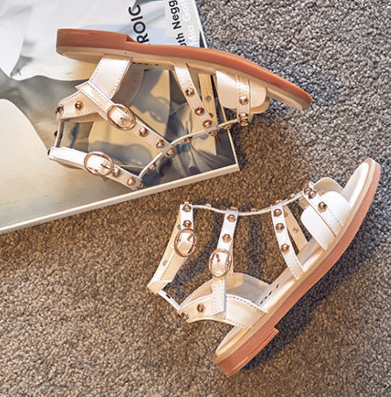 Jenny Piger Gladiator Sandal - Hvid