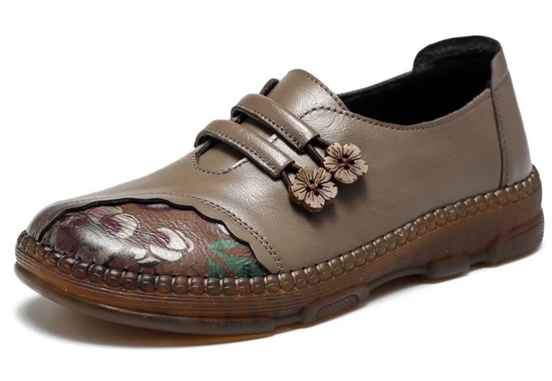 Jensy Dame Loafer Sko - Khaki