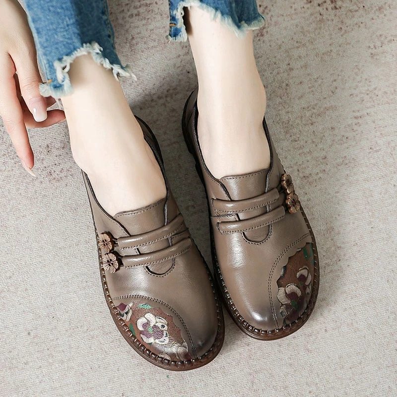 Jensy Dame Loafer Sko - Khaki