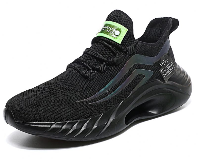 Jersey Løbesneakers Til Mænd - Sort