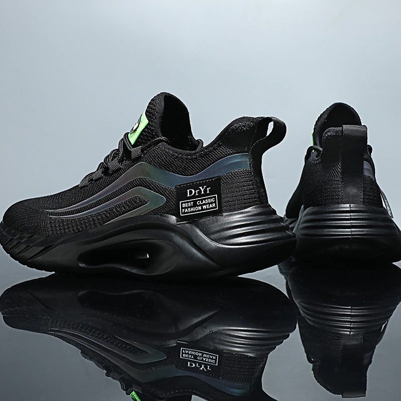 Jersey Løbesneakers Til Mænd - Sort