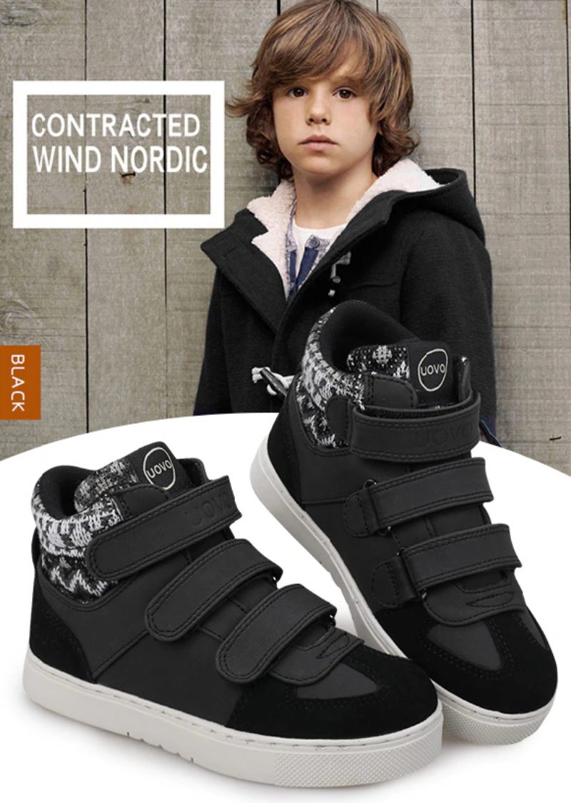 Jesus Drenge Afslappet Sneaker - Sort
