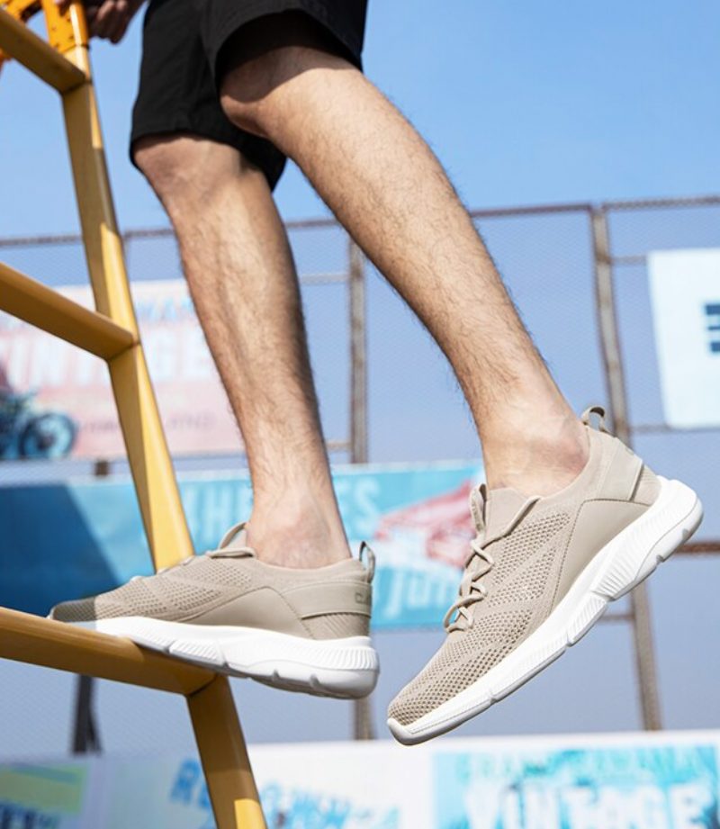 Jhojan Sommersneakers Til Mænd - Beige