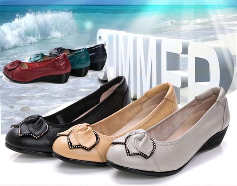 Jilary Wedges-sko Til Kvinder - Sort