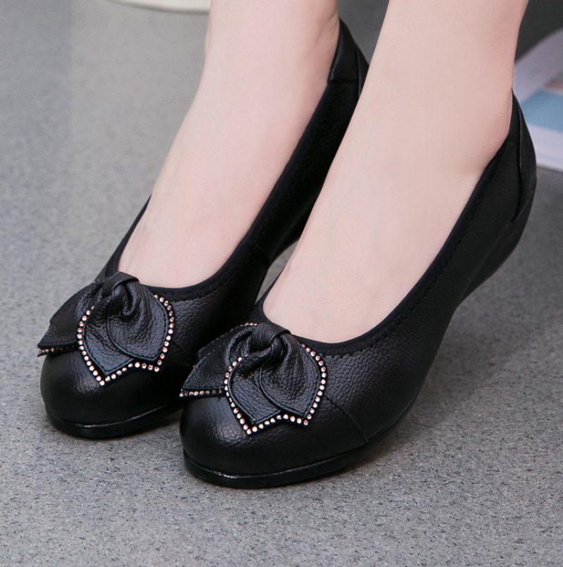 Jilary Wedges-sko Til Kvinder - Sort