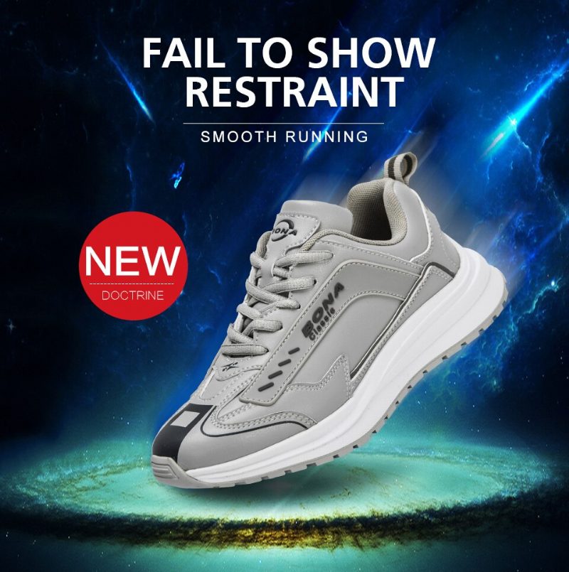 Jildo Mode Sneakers Til Mænd - Sort