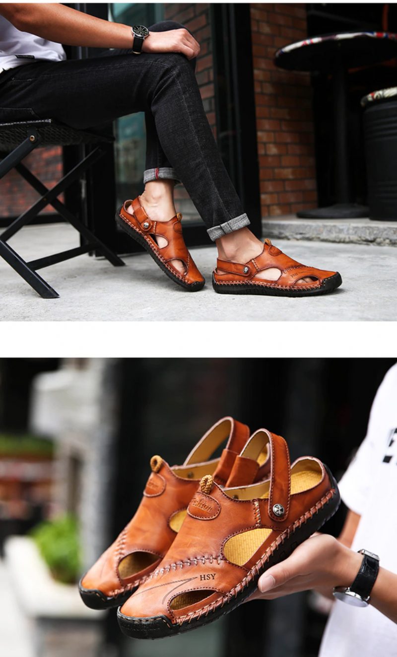 Jin Sommersandaler Til Mænd - Orange