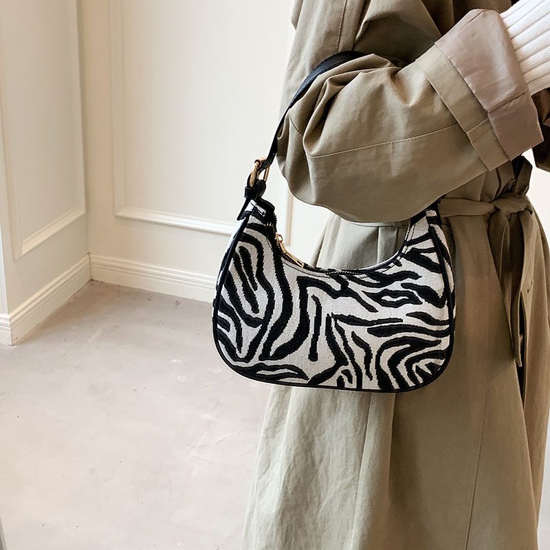 Jode Crossbody-håndtaske Til Kvinder - Brun Leopard