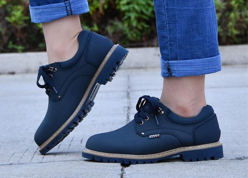 Josan Casual Oxfords Til Mænd - Sort