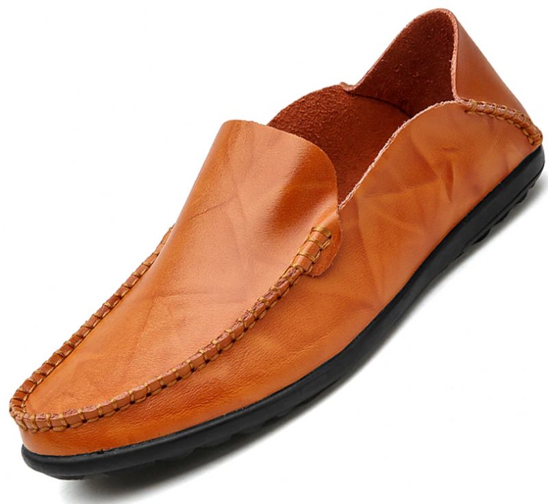 Josan Loafers Fritidssko Til Mænd - Orange