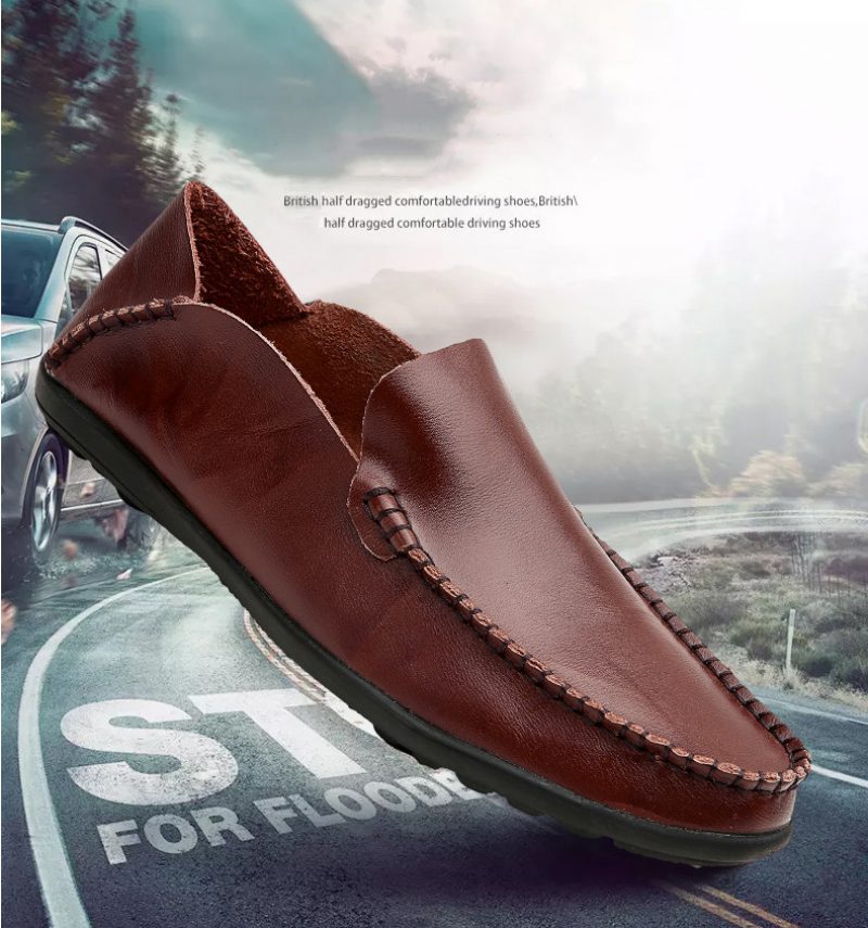 Josan Loafers Fritidssko Til Mænd - Orange