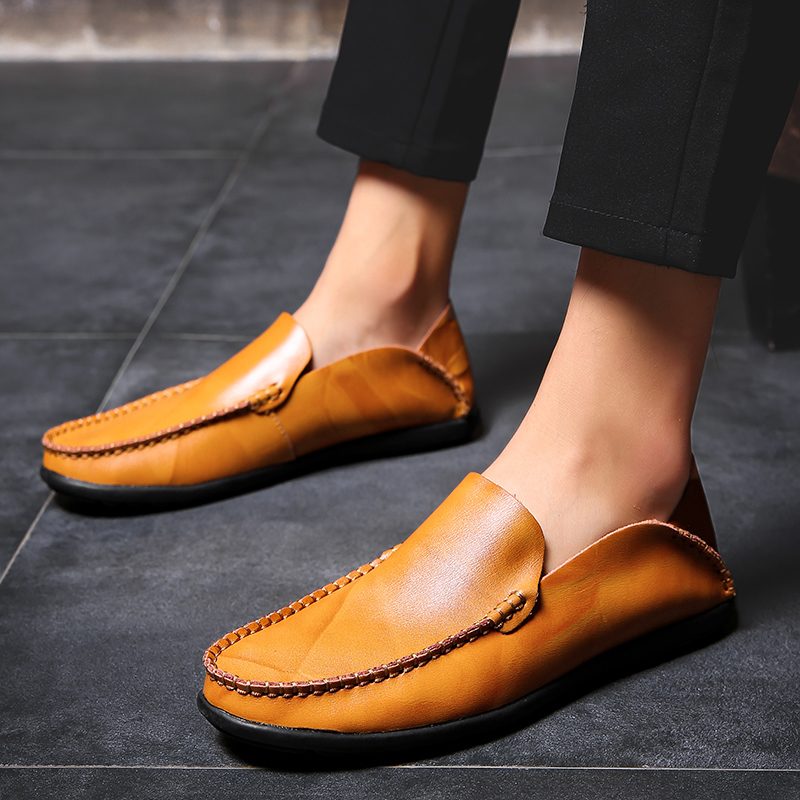 Josan Loafers Fritidssko Til Mænd - Orange