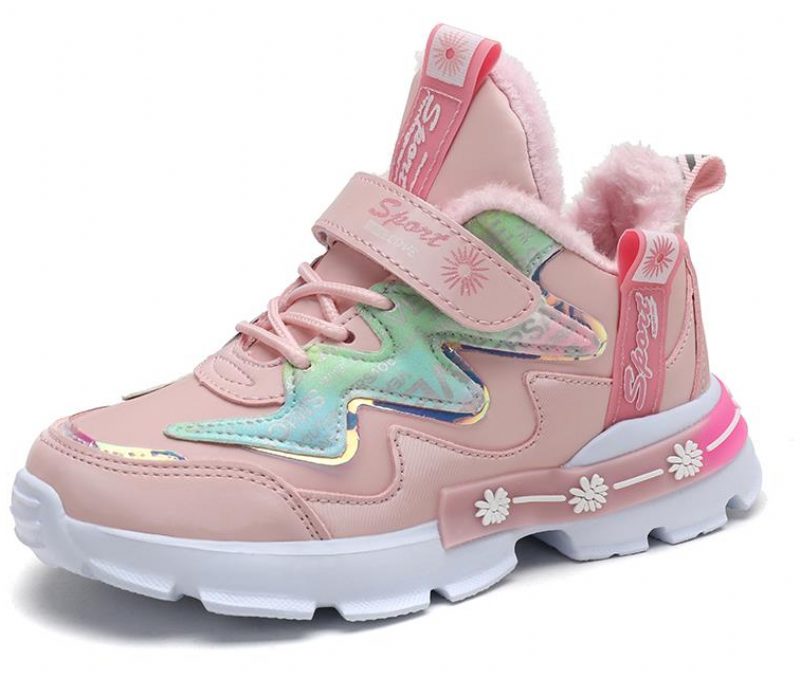 Josefina Warm Sneaker Til Piger - Lyserød pels