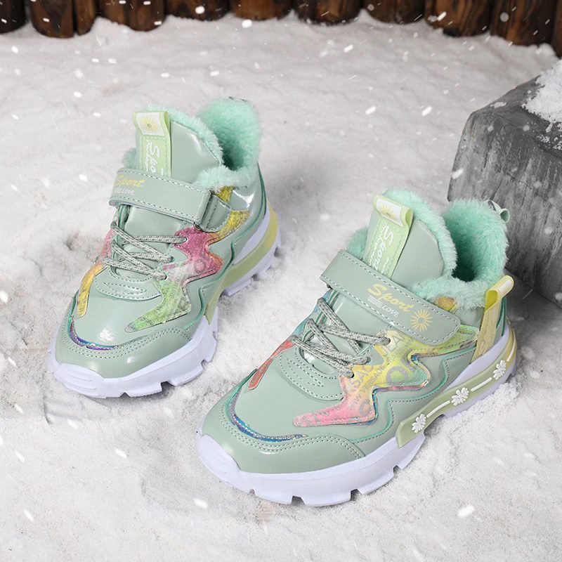 Josefina Warm Sneaker Til Piger - Lyserød pels