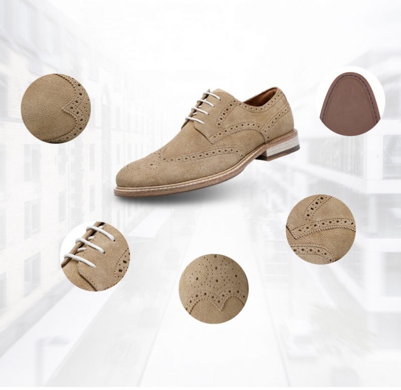 Juanes Oxford-kjolesko Til Mænd - Beige